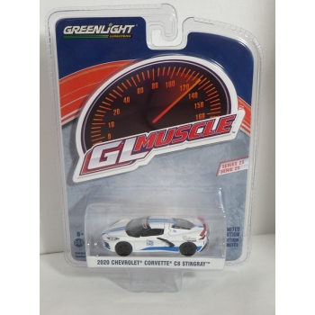 Greenlight 1:64 Chevrolet Corvette C8 Stingray Coupe #145 Track Battle 2020